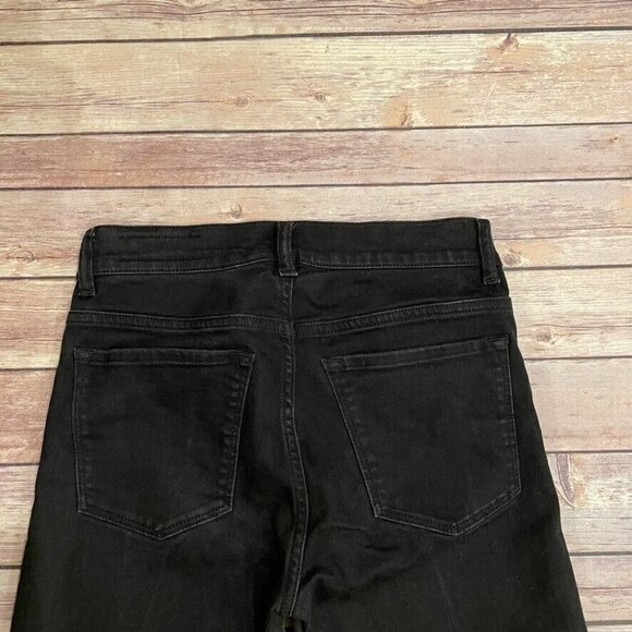 Allsaints Heidi Cropped Flare Jeans Raw Hem - Picture 5 of 11